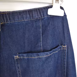 Vida Jeans Knytband MÖRKBLÅ - 3D Denim