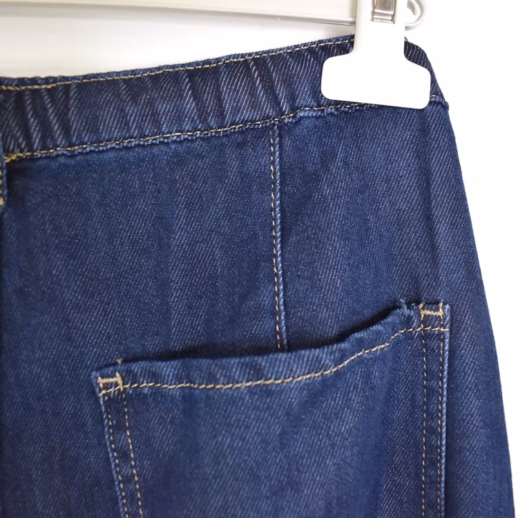 Vida Jeans Knytband MÖRKBLÅ - 3D Denim