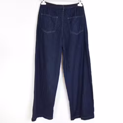 Vida Jeans Knytband MÖRKBLÅ - 3D Denim