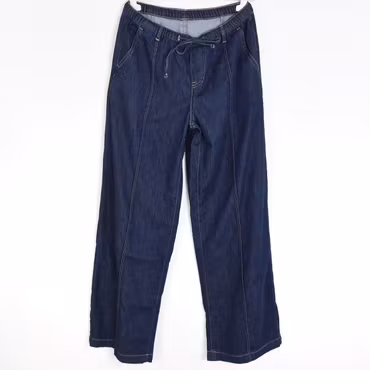 Vida Jeans Knytband MÖRKBLÅ - 3D Denim