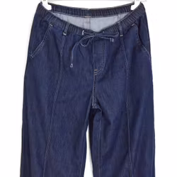 Vida Jeans Knytband MÖRKBLÅ - 3D Denim