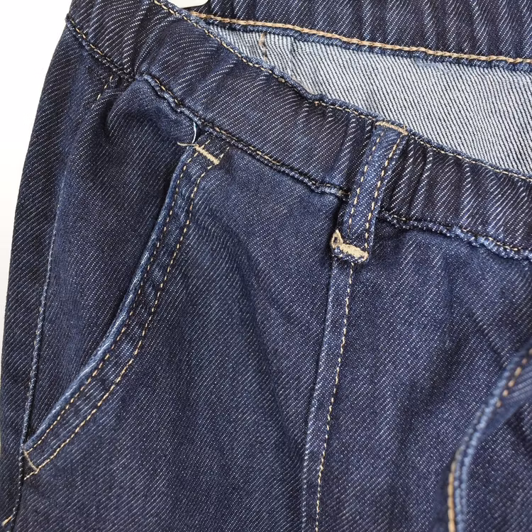 Vida Jeans Knytband MÖRKBLÅ - 3D Denim