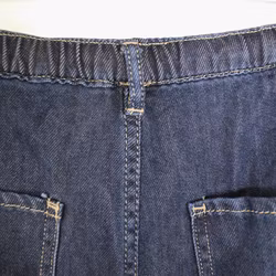 Vida Jeans Knytband MÖRKBLÅ - 3D Denim