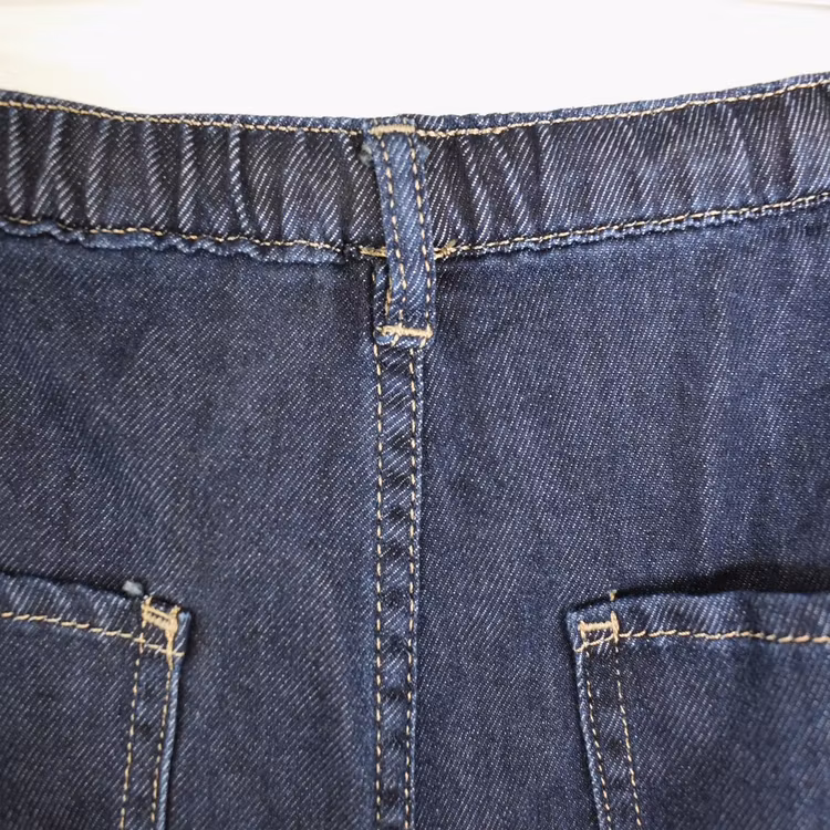 Vida Jeans Knytband MÖRKBLÅ - 3D Denim