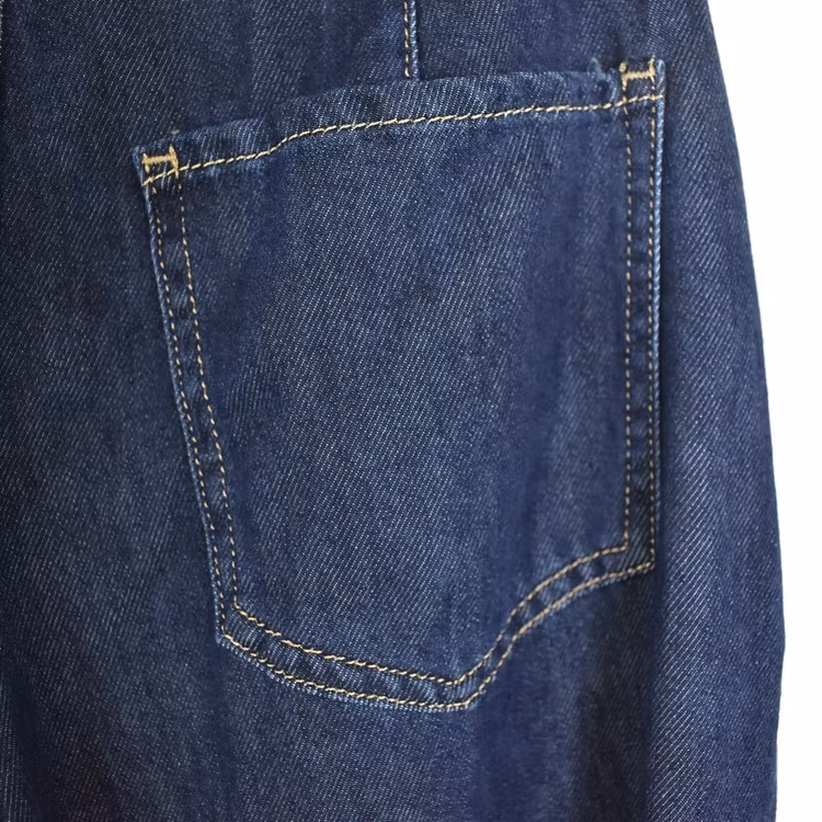 Vida Jeans Knytband MÖRKBLÅ - 3D Denim