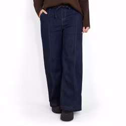 Vida Jeans Knytband MÖRKBLÅ - 3D Denim