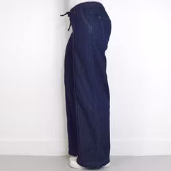 Vida Jeans Knytband MÖRKBLÅ - 3D Denim