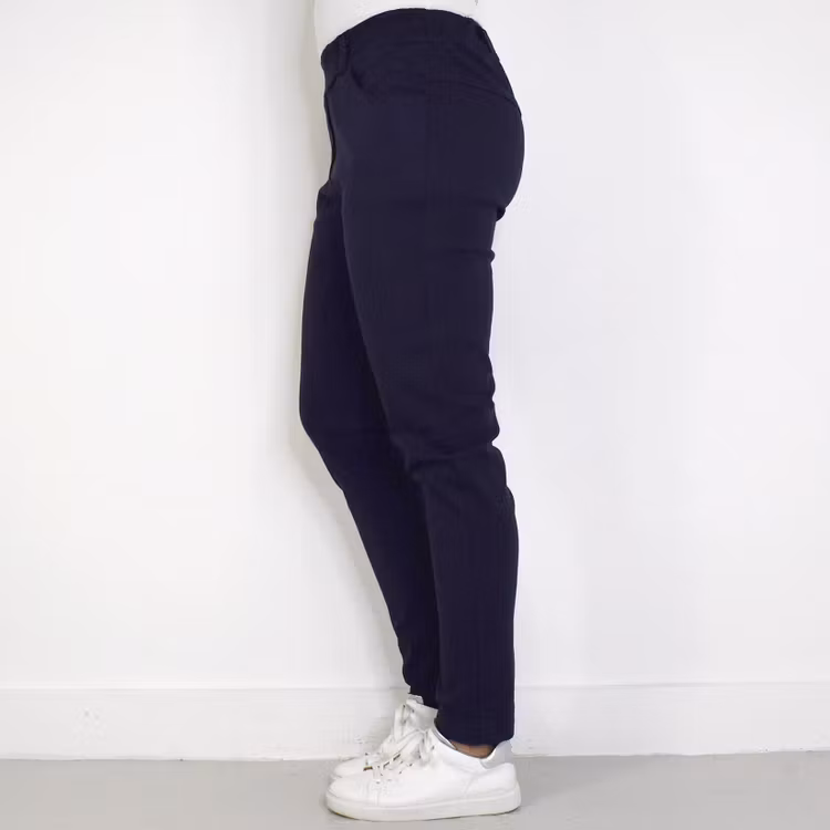Stretchig Byxa Eva MÖRKBLÅ