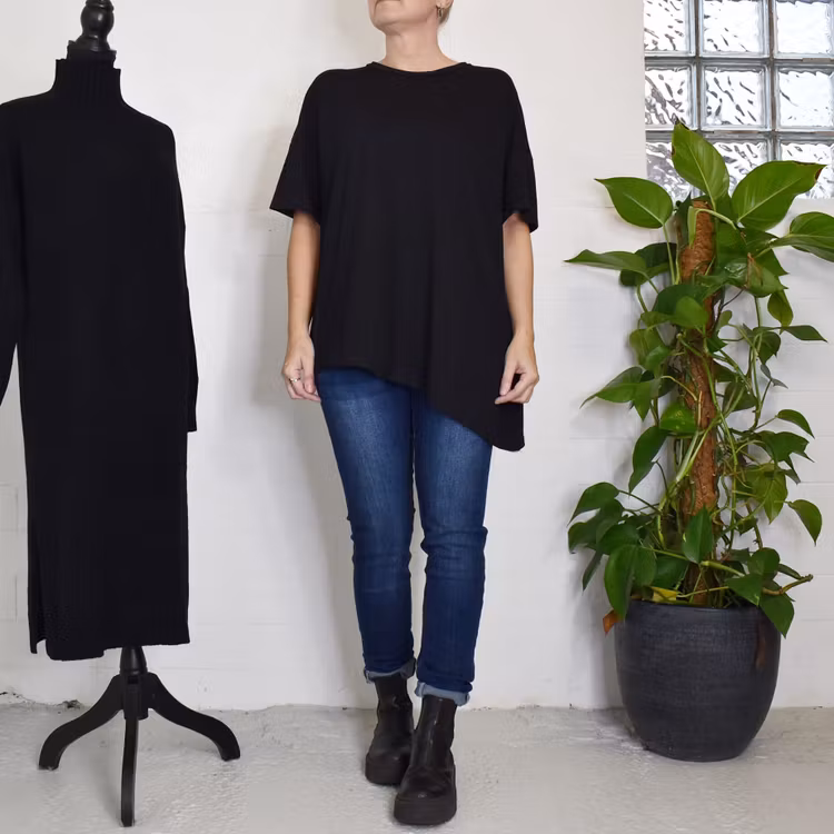 T-shirt Over Sized Azure SVART - Marta du Chateau