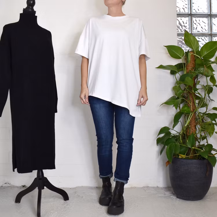 T-shirt Over Sized Azure VIT - Marta du Chateau