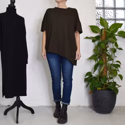 T-shirt Over Sized Azure MORO - Marta du Chateau
