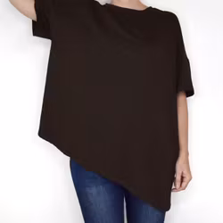 T-shirt Over Sized Azure MORO - Marta du Chateau
