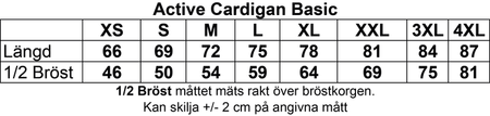 Grå Cardigan Active "Engdahls Logo" fram