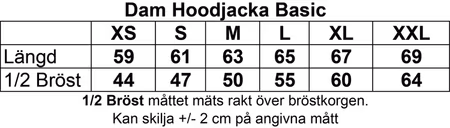 Vit Dam HOODJACKA "HIGHLIGHTS" rygg