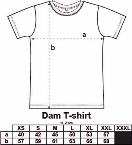 Vit Dam T-shirt "SHK Liten Logga"