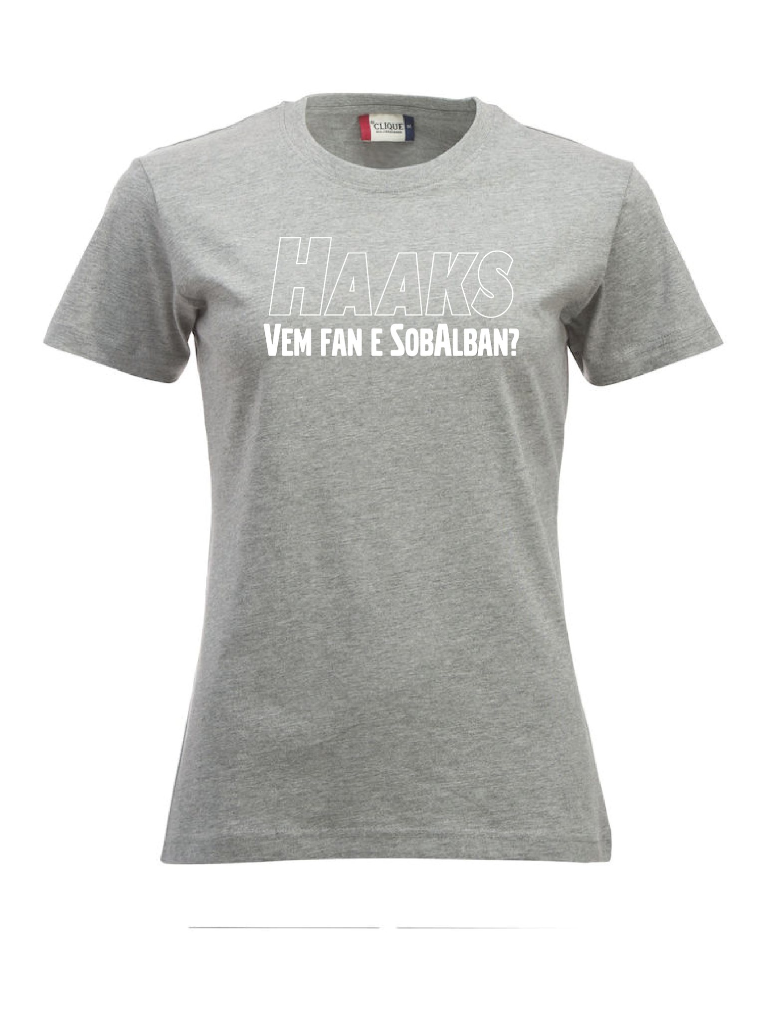 Grå Dam T-shirt "SobAlban"
