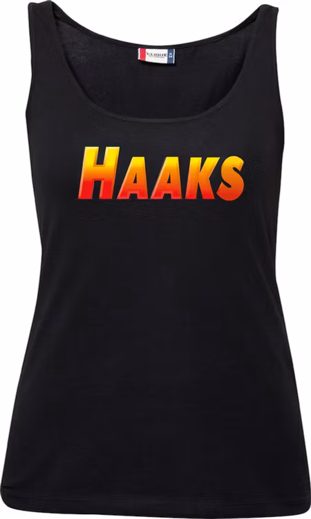 FYND! Svart Dam Tank Top "HAAKS"