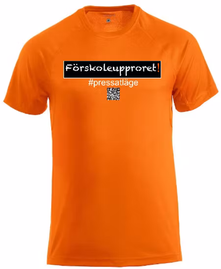 Active T-shirt "Förskoleupproret!"