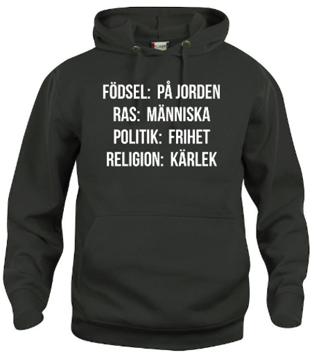 Hoodtröja Basic "Human"