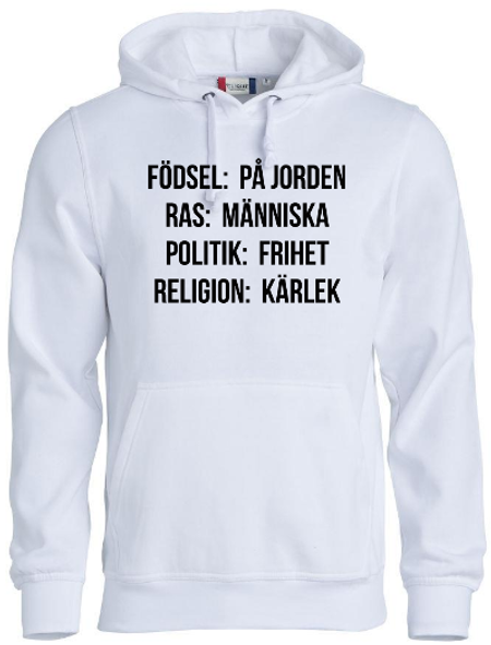 Hoodtröja Basic "Human"