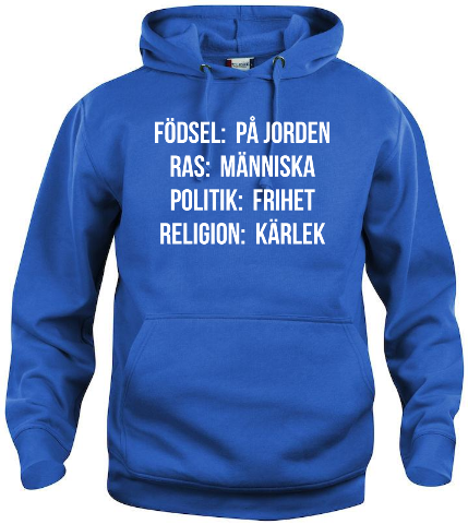 Hoodtröja Basic "Human"