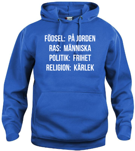 Hoodtröja Basic "Human"