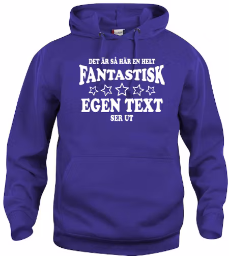 Hoodtröja "Fantastisk"