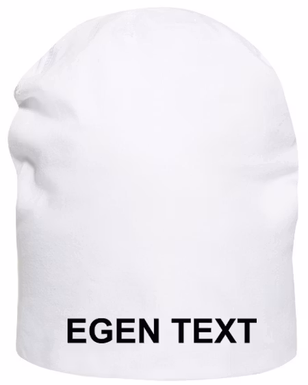 Mössa med egen text