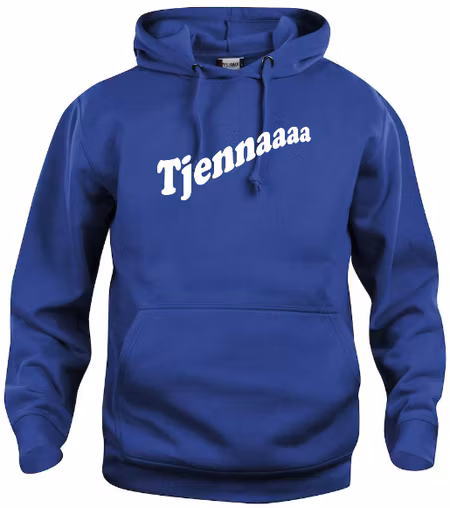 Hoodtröja Basic "Tjennaaaa"