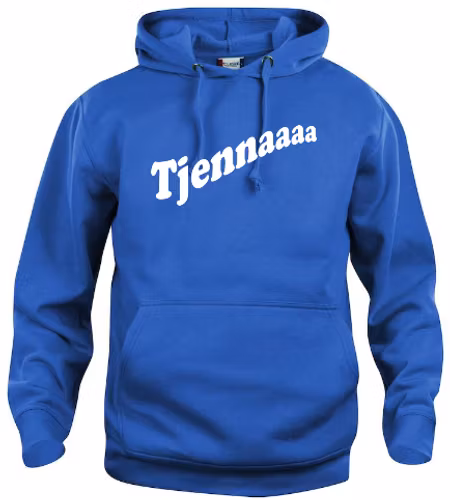 Hoodtröja Basic "Tjennaaaa"