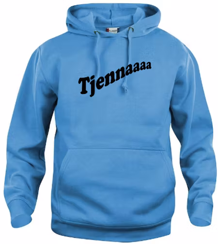 Hoodtröja Basic "Tjennaaaa"