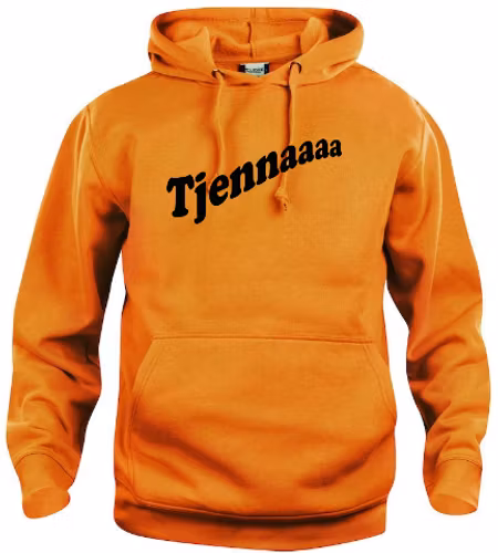 Hoodtröja Basic "Tjennaaaa"