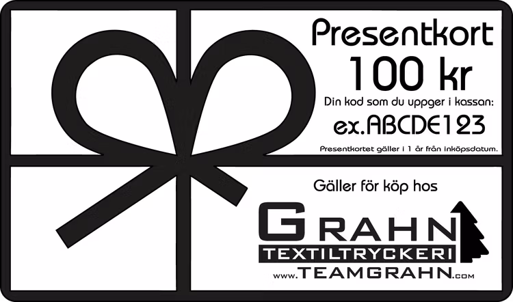 Presentkort 100 kr