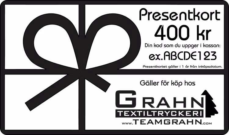 Presentkort 400 kr