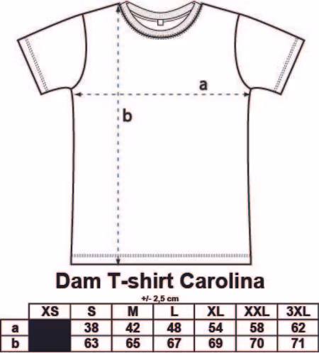 Dam T-shirt Carolina "Läppar"