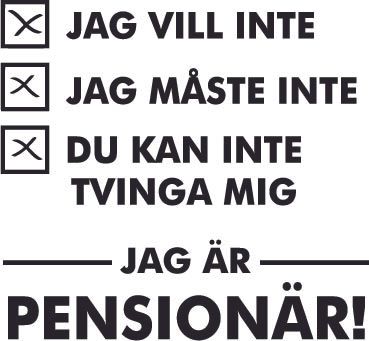 112. Jag Är Pensionär