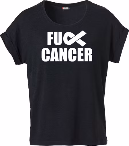 Dam T-shirt Katy "Fuck Cancer"