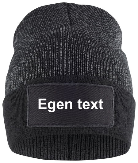 Reflexmössa med egen text