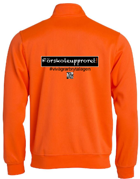 Cardigan "Förskoleupproret!" #vivägrarbrytalagen