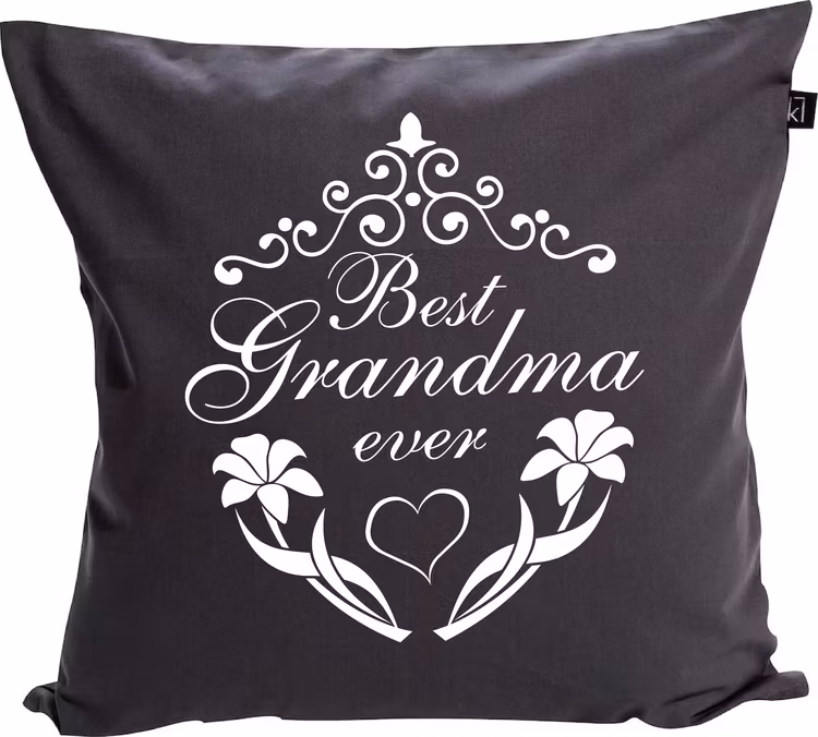Kuddfodral "BEST GRANDMA EVER"