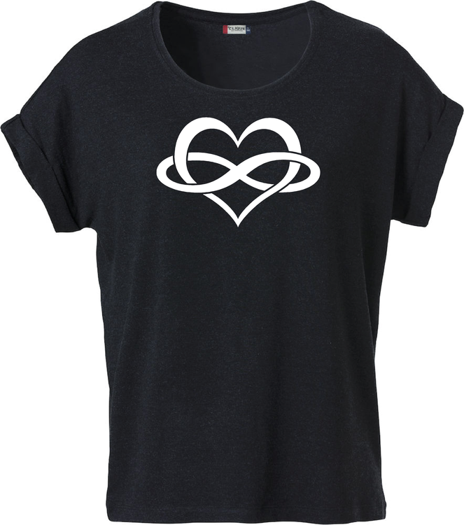 Dam T-shirt Katy "EVIG KÄRLEK - HJÄRTA"