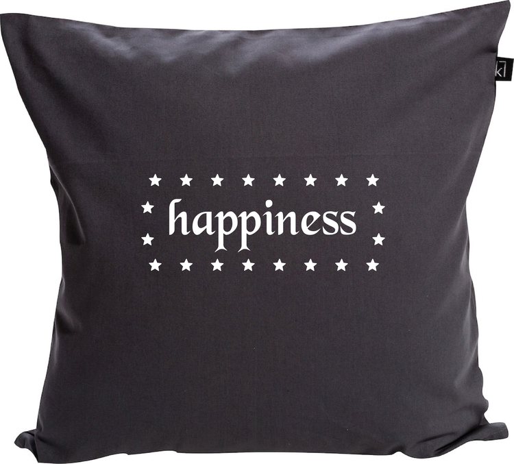 Kuddfodral "HAPPINESS"