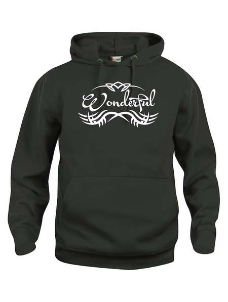 Hoodtröja Basic "WONDERFUL TRIBUAL"