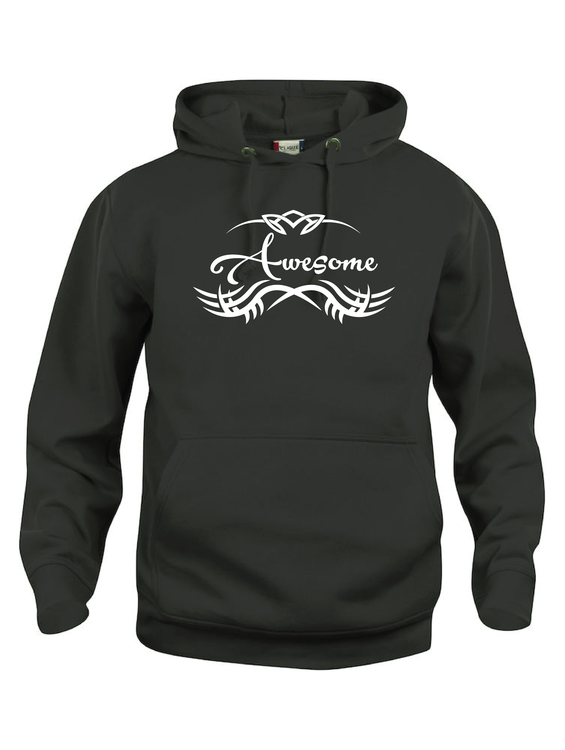 Hoodtröja Basic "AWESOME TRIBUAL"