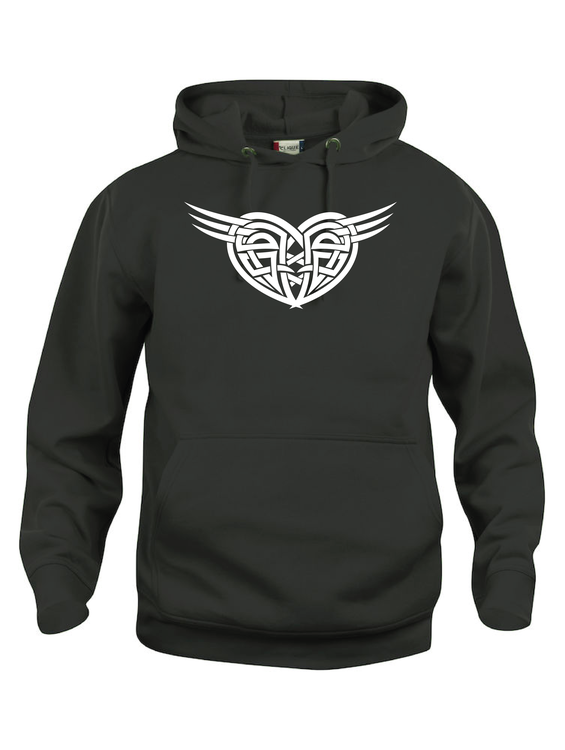 Hoodtröja Basic "TRIBUAL HJÄRTA"