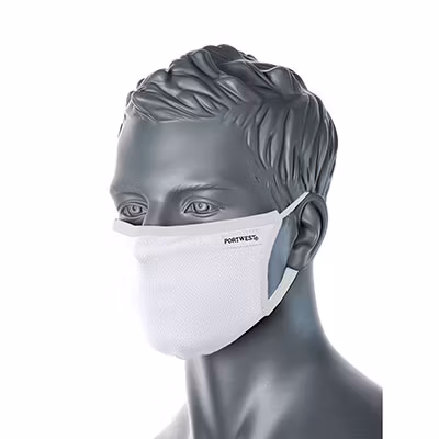 Vit Ansiktsmask