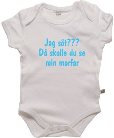 Body Kort Ärm "Jag söt"