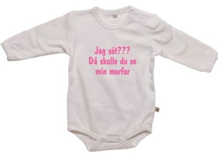 Body Lång Ärm "Jag söt"
