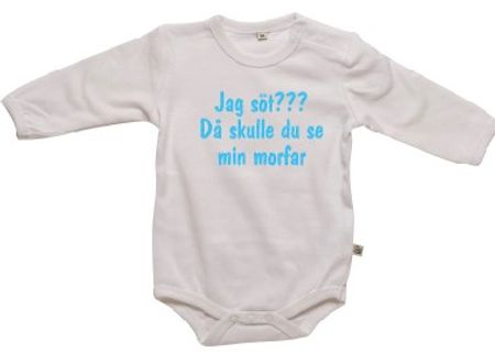 Body Lång Ärm "Jag söt"