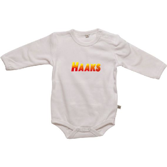 Baby Body Lång Ärm "HAAKS"